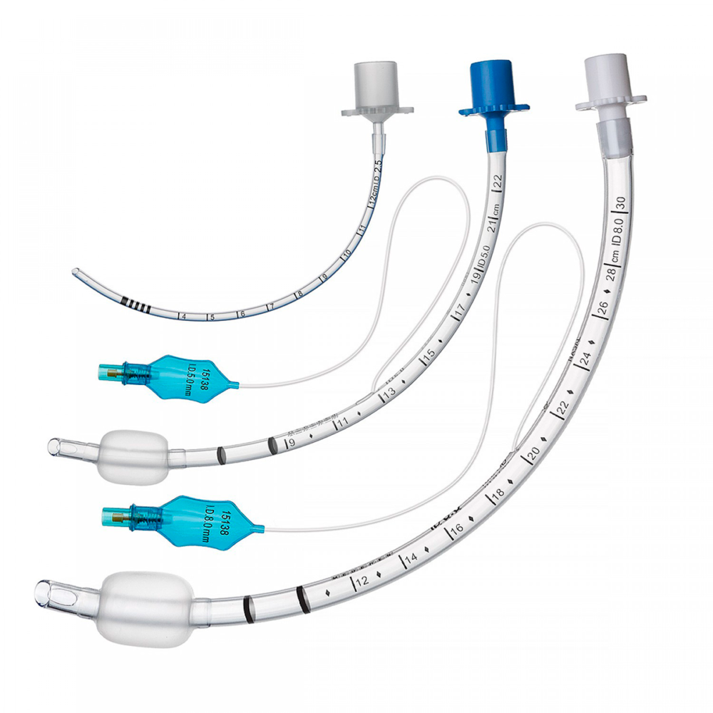 Эндотрахеальная (интубационная) трубка с надувной манжетой